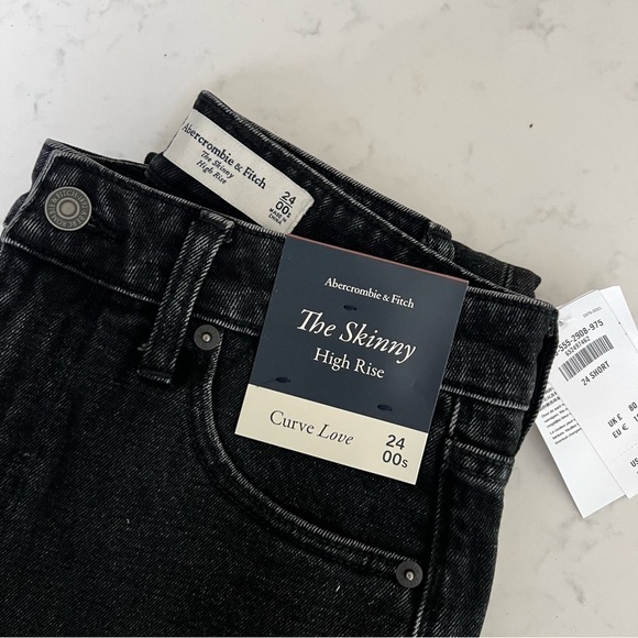 NWT Abercrombie & Fitch Curve Love High Rise Skinny Jean - Picture 5 of 5